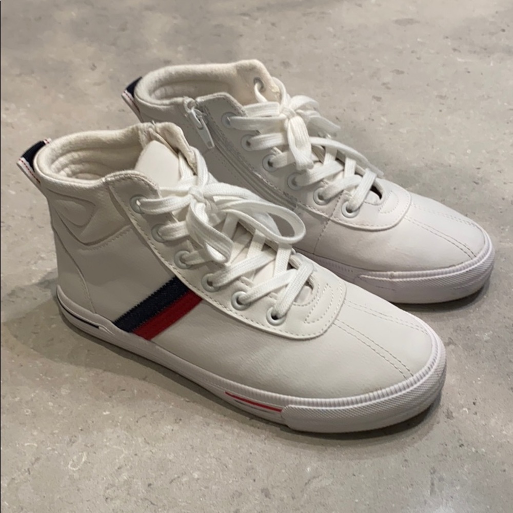 Zara high top sneakers